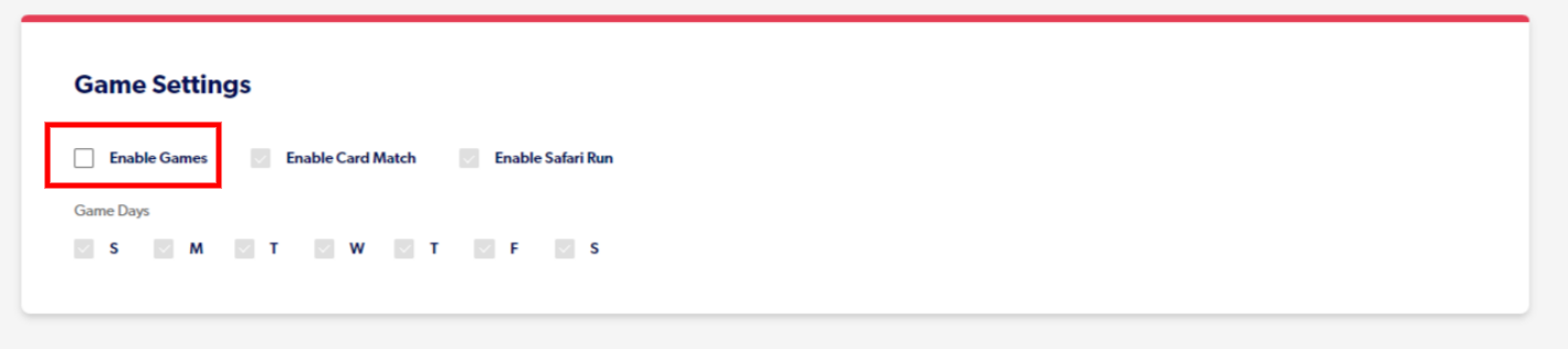 How do I turn off games in Reading Horizons Elevate®?