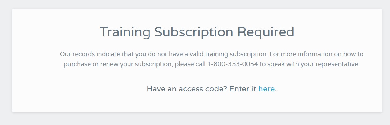 How do I find my training code for the Reading Horizons Online ...
